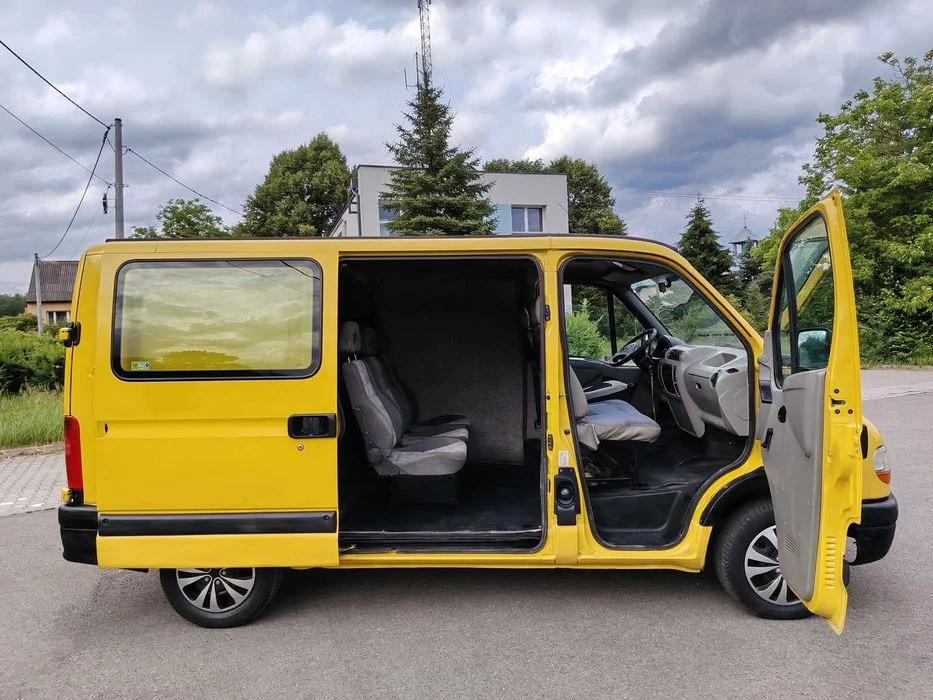 RENAULT MASTER 2002r 2.5D Przebieg 380tys 6 Osobowy Brygadówka Salon Polska – zdjęcie 7