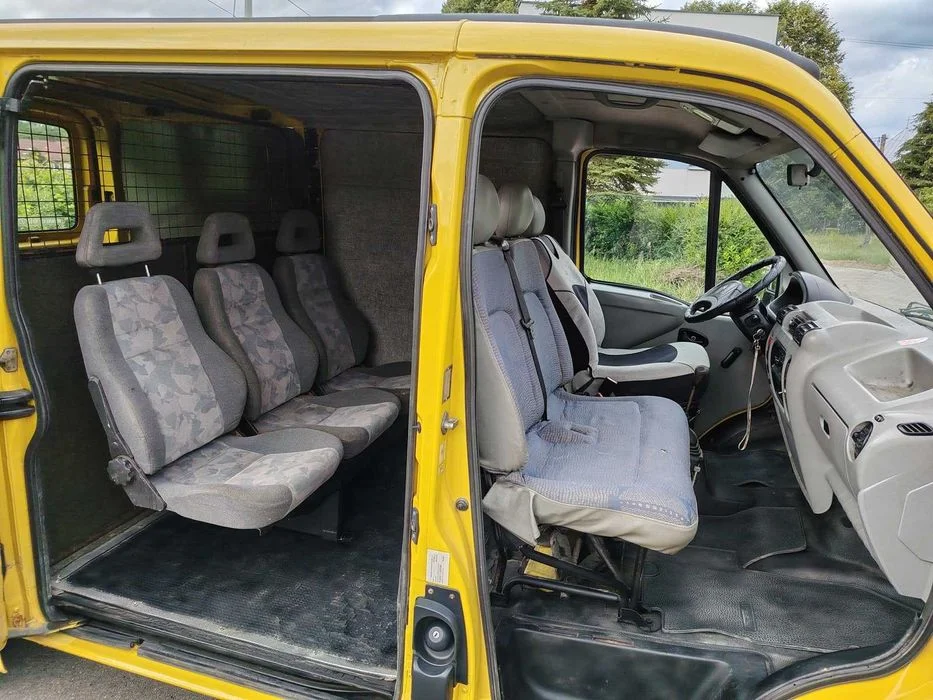 RENAULT MASTER 2002r 2.5D Przebieg 380tys 6 Osobowy Brygadówka Salon Polska – zdjęcie 6