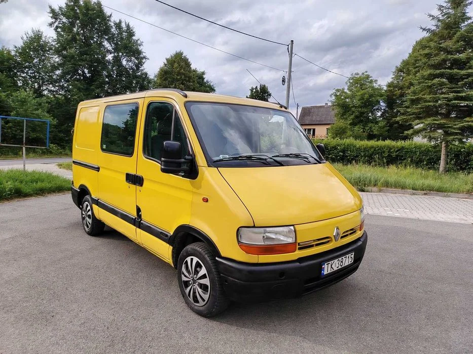 RENAULT MASTER 2002r 2.5D Przebieg 380tys 6 Osobowy Brygadówka Salon Polska – zdjęcie 2