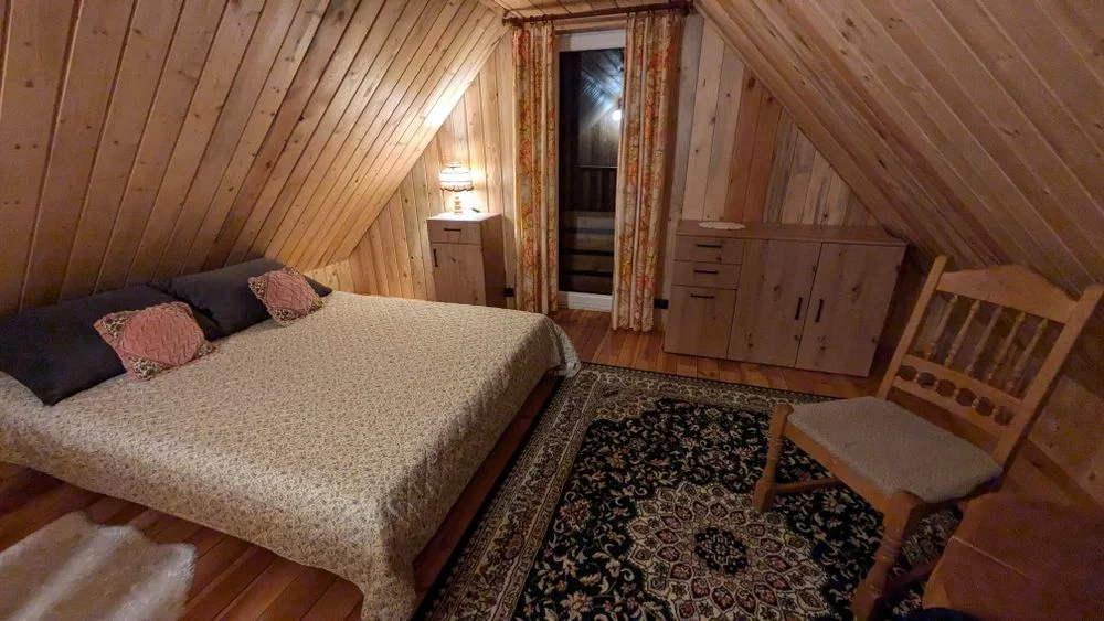 Domek na wakacje, weekend Mazury sauna staw las Olsztyn Szczytno – zdjęcie 9