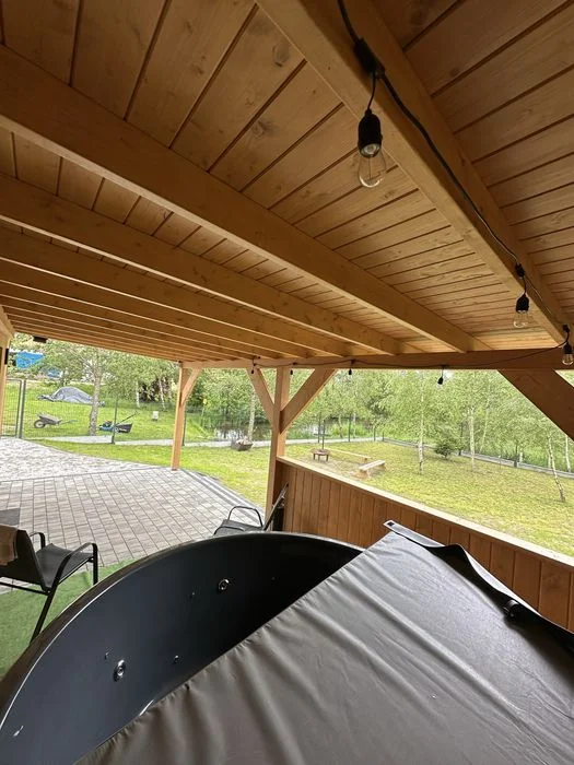 Domek 12 osob jacuzzi balia na wylacznosc Gowidlino kaszuby staw jezioro plaza – zdjęcie 9