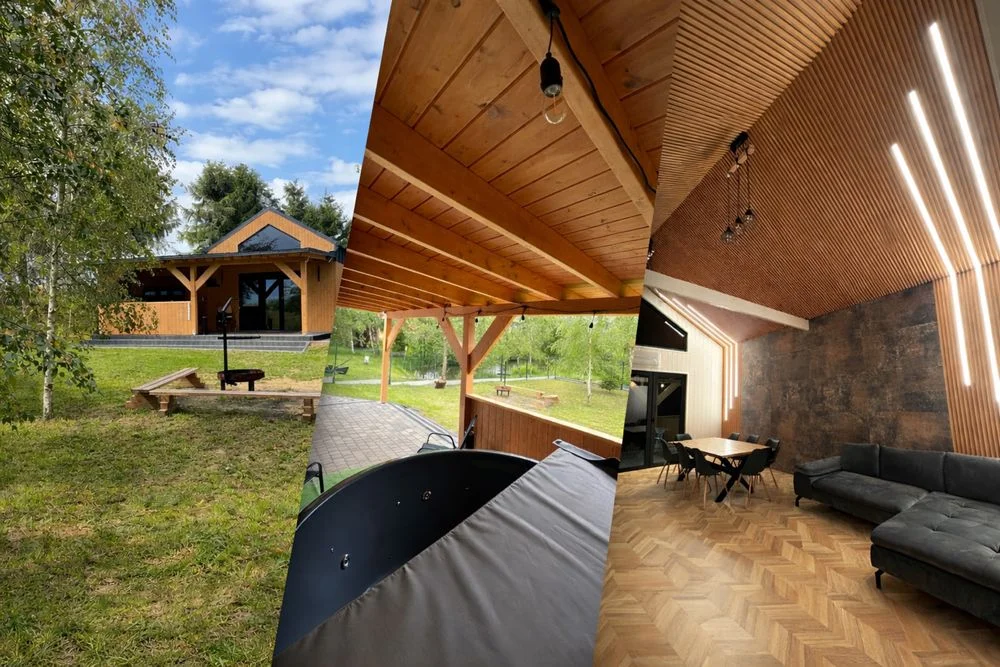 Domek 12 osob jacuzzi balia na wylacznosc Gowidlino kaszuby staw jezioro plaza – zdjęcie 2