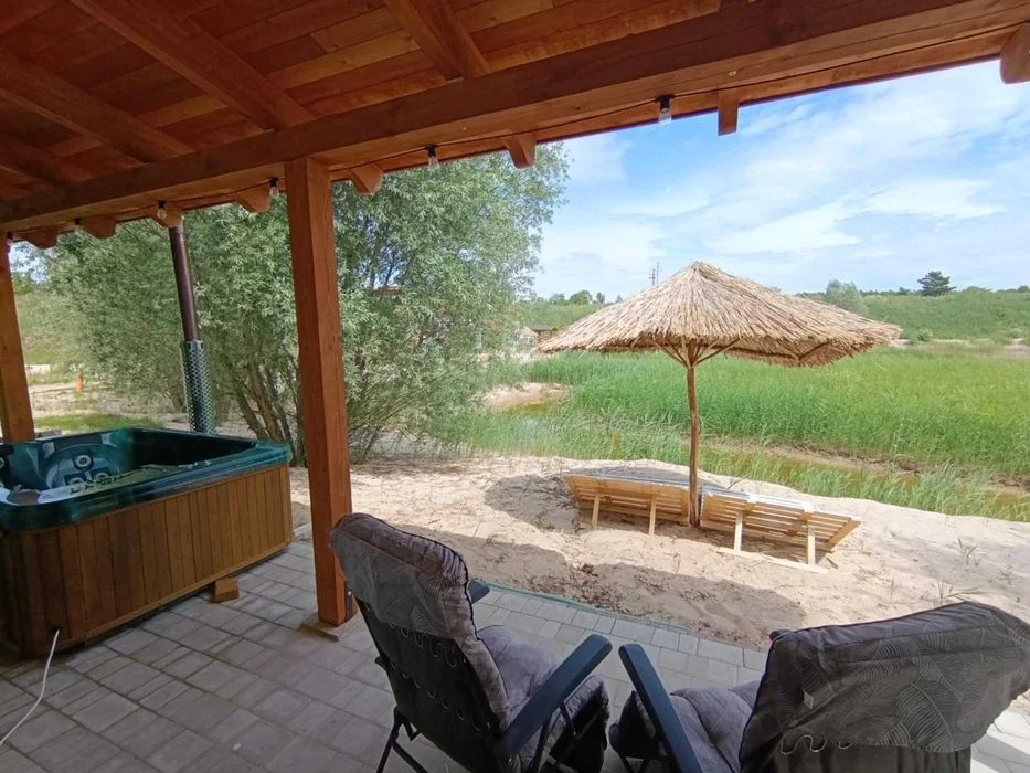 Domek max.6os z jacuzzi i sauną na wyłączność nad wodą Dowspuda – zdjęcie 3
