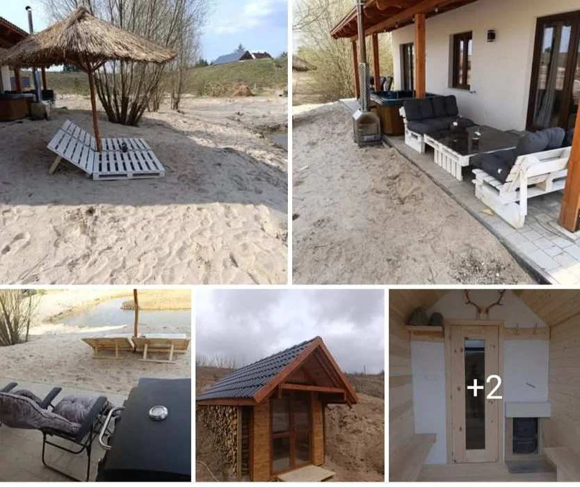 Domek max.6os z jacuzzi i sauną na wyłączność nad wodą Dowspuda – zdjęcie 11