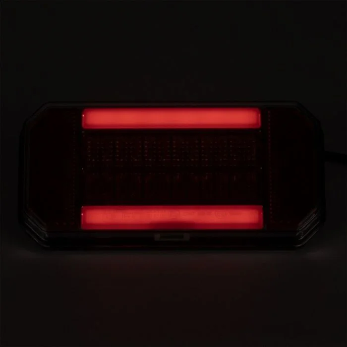 lampa tylna led prawa 12/24v 24 led stop kierunkowskaz 165x80 mm – zdjęcie 4