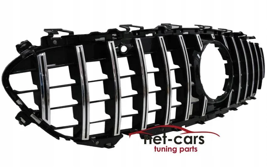 Grill Atrapa chłodnicy MERCEDES CLS C257 18- PANAMERICANA GTR AMG Chro – zdjęcie 3