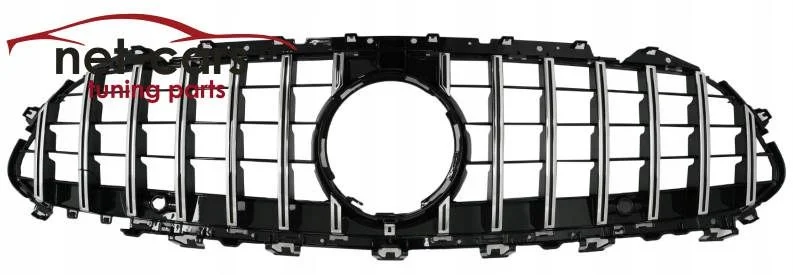 Grill Atrapa chłodnicy MERCEDES CLS C257 18- PANAMERICANA GTR AMG Chro – zdjęcie 2