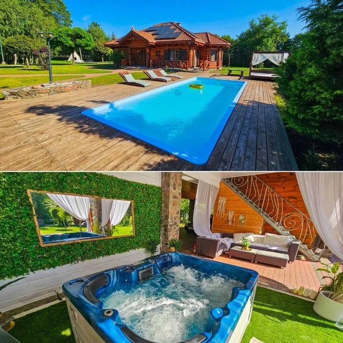 Sylwester Rezydencja Podlasie – Dom do wynajęcia na wyłączność – Podgrzewany basen, jacuzzi i sauna w cenie – domek dla 16 osób – Wolne Terminy – zdjęcie 2