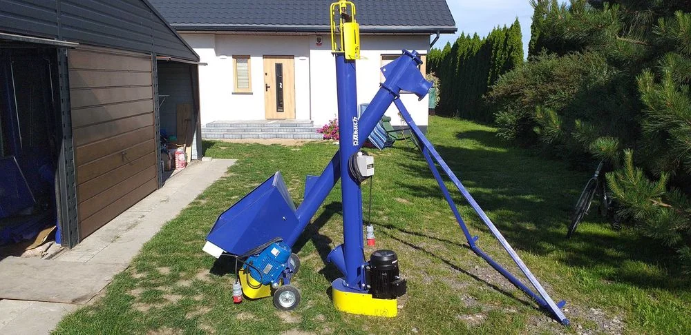 OSUCH Duży Wybór TEL,7,9,0,5,5,5,6,2,0, Podajnik Żmijka Trocin Pelletu do Peleciarki z REGULACJĄ Wariator fi 150 ,do zboża fi 110,140,200