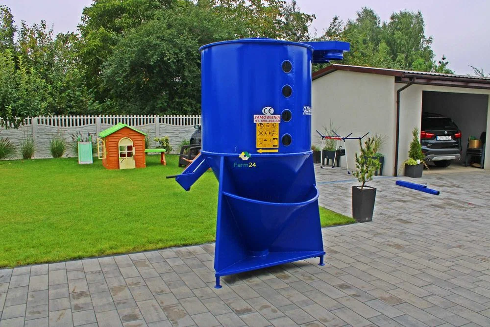 Mieszalnik pasz 500kg 750kg 1t 1,5t 2t 3t Mieszalnik paszowy także śrutownik ssąco tłoczący do zboża ZESTAW Mieszalnik i śrutownik OSUCH Zaprawiarka – zdjęcie 2