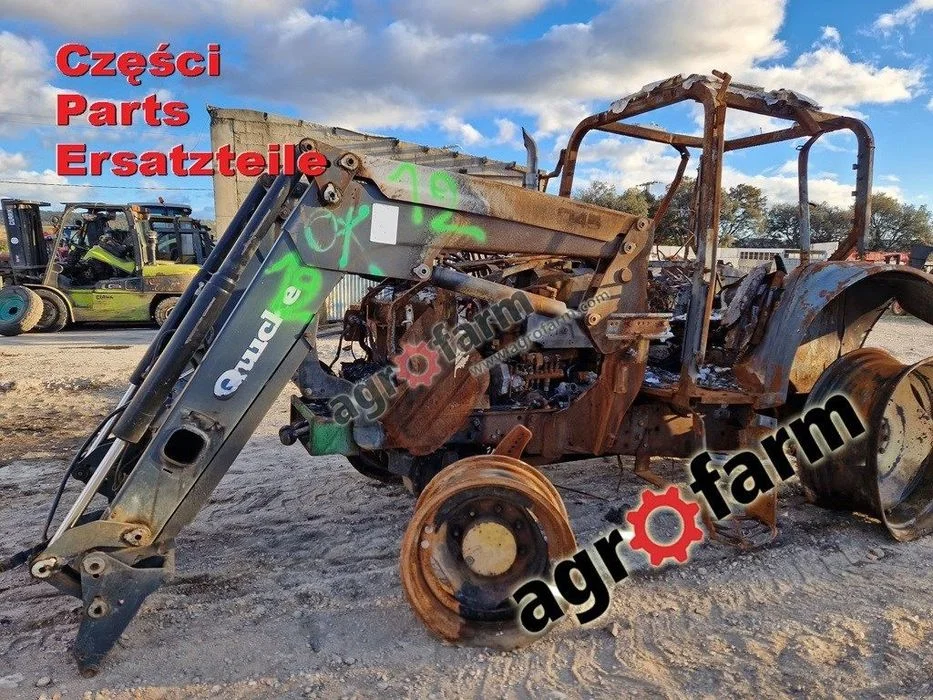 John Deere 6230 części, skrzynia biegów, silnik