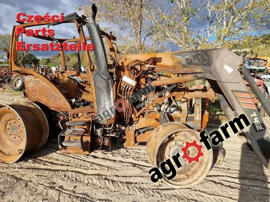 Valtra N174 części, skrzynia biegów, most przedni