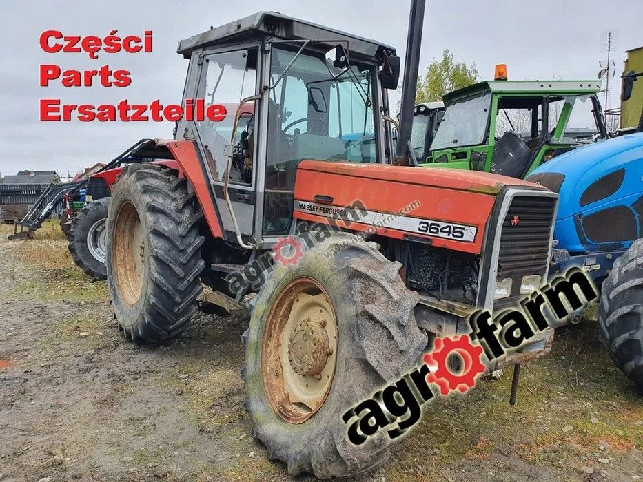 Massey Ferguson 3645 części, skrzynia biegów, oś