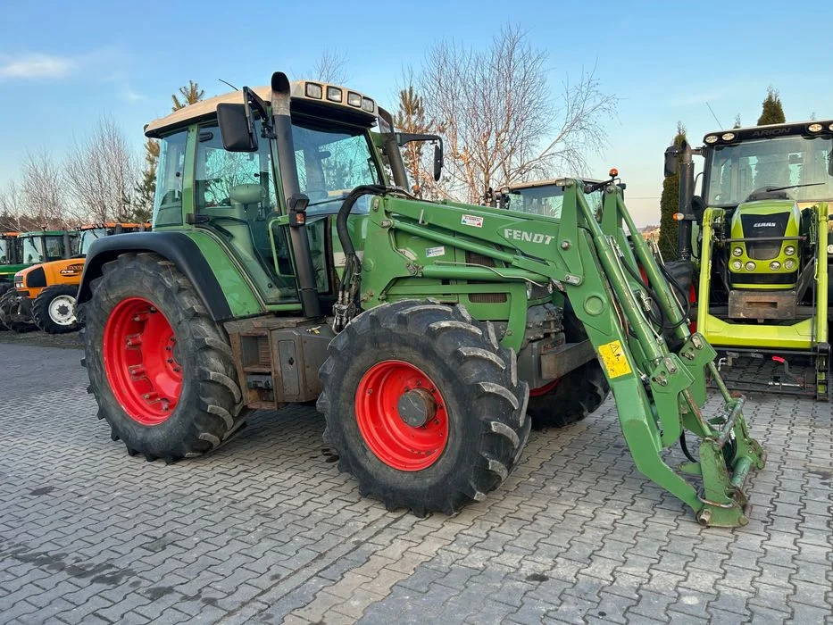 Fendt 411 vario z ładowaczem
