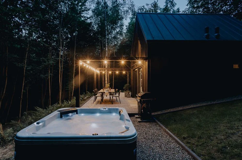 Domek w górach, w lesie z jacuzzi w Beskidzie Wyspowym – zdjęcie 2