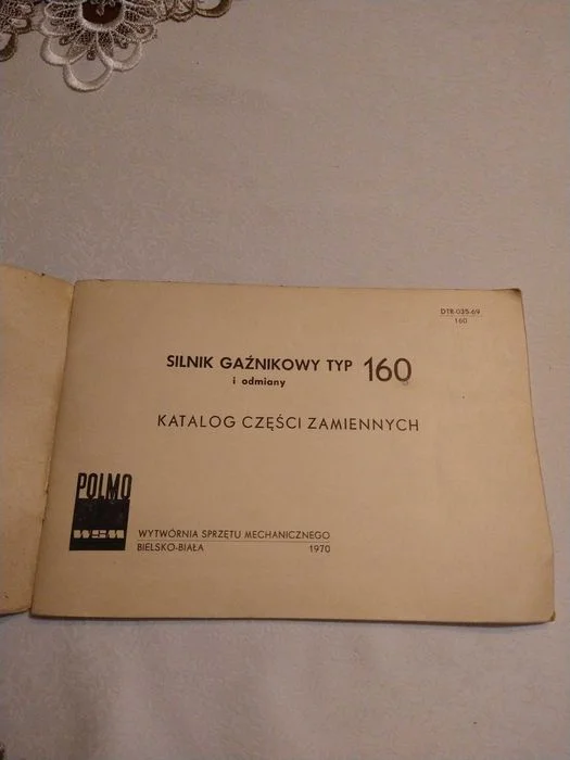 Silnik gaźnikowy typ 160-katalog części – zdjęcie 2