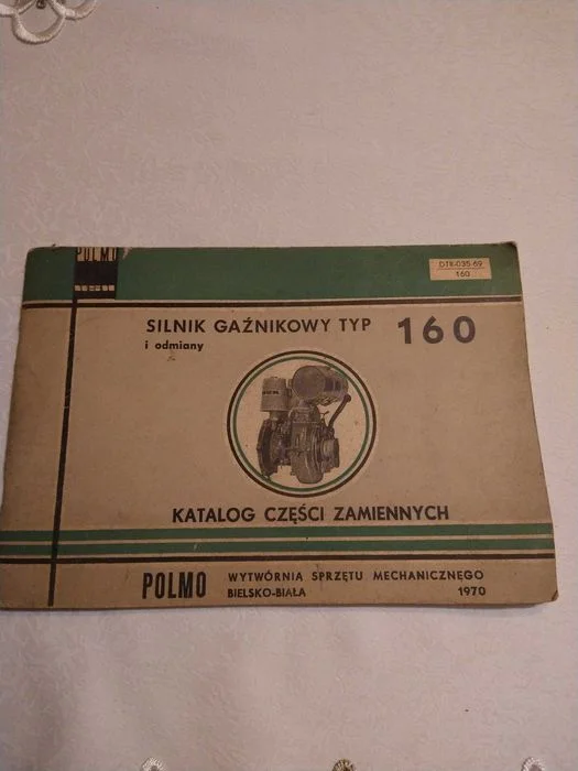 Silnik gaźnikowy typ 160-katalog części