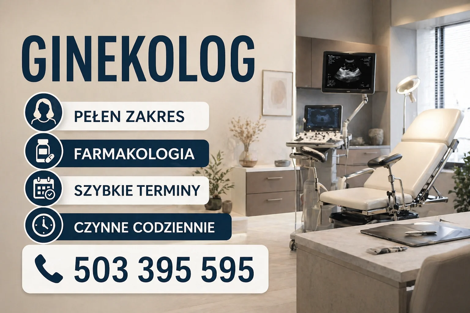 Ginekolog Konin szybkie wizyty 24h Farmakologia