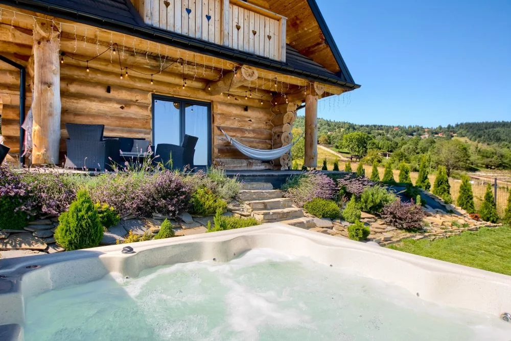 Domek w górach balia JACUZZI SAUNA KOMINEK chata dom góralski na weekend gorąca bania na wyłączność Zawoja – zdjęcie 4
