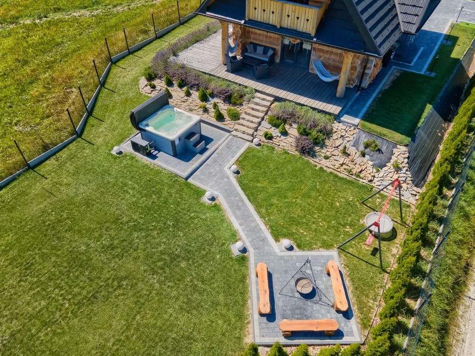 Domek w górach balia JACUZZI SAUNA KOMINEK chata dom góralski na weekend gorąca bania na wyłączność Zawoja – zdjęcie 5