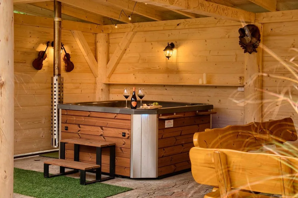 Gliczarowa Osada - Domek w górach, noclegi Zakopane, domek z jacuzzi, domek letniskowy, domek do wynajęcia! Przyroda spokój ognisko kominek, balia.