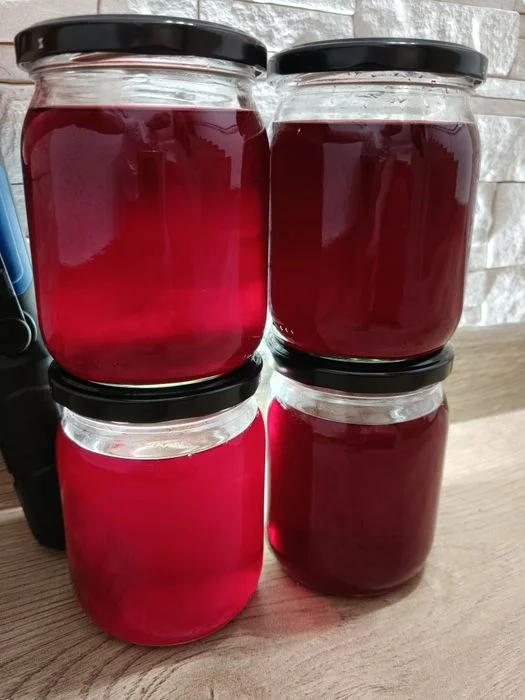 5 szt 500ml sok malinowy tłoczony na zimno – zdjęcie 2