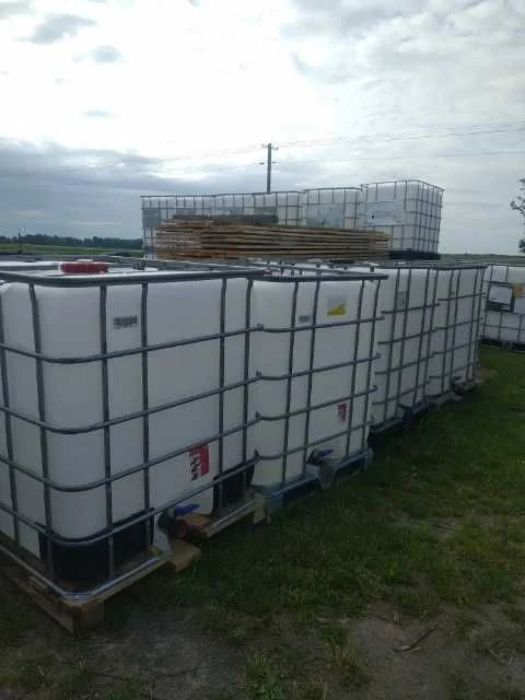 Zbiornik 1000l na paletach mauzer transport
