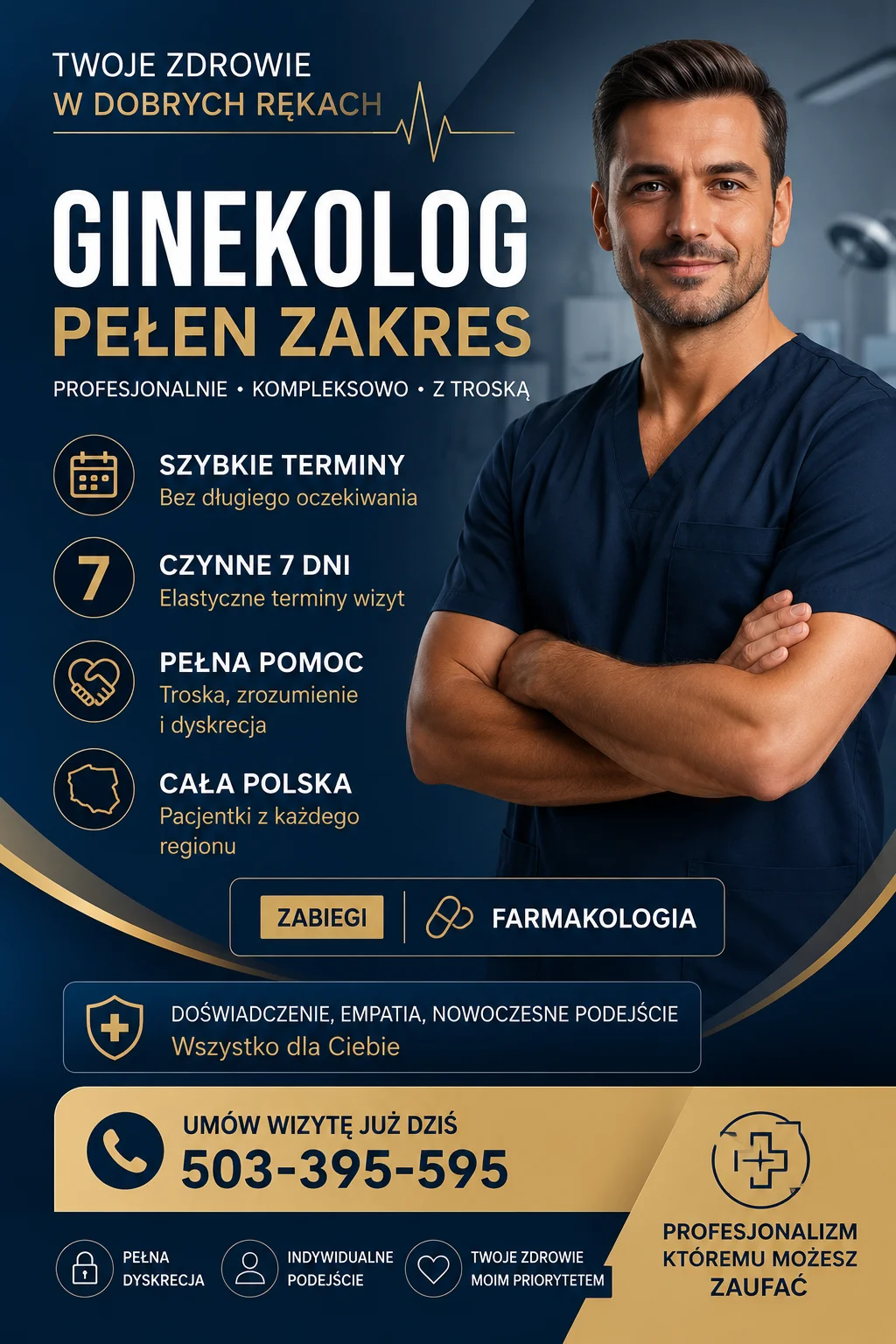 Ginekolog pełna pomoc 24h Farmakologia tanio
