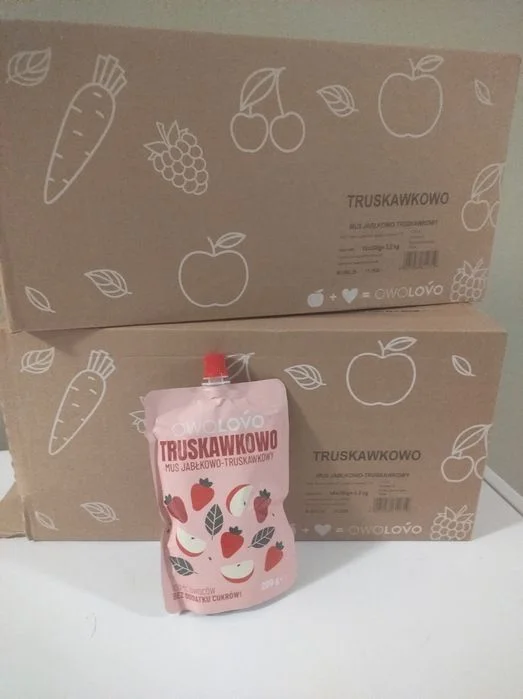 Mus owocowy owolovo truskawkowy – zdjęcie 2