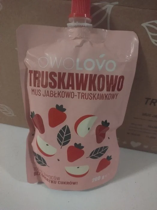 Mus owocowy owolovo truskawkowy
