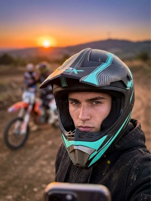 Kask Cross Enduro Quad ATV