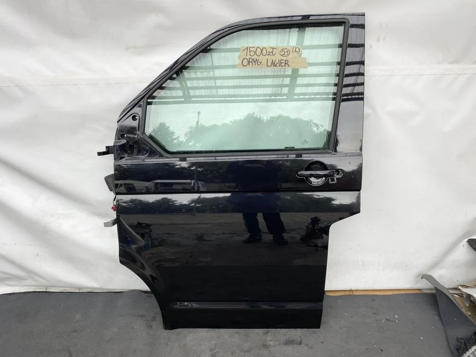 Vw Transporter T6 15- Drzwi Przednie Lewe Czarne Lewy Przód 7E5831056E