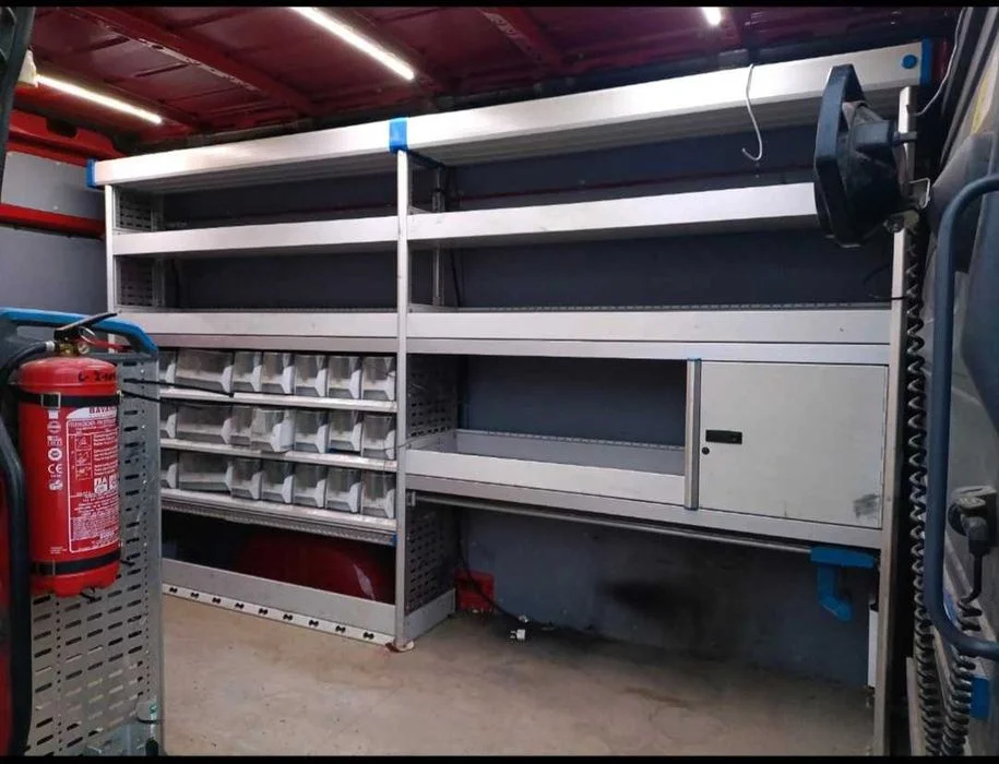 2xDuża zabudowa serwisowa do busa SORTIMO Crafter Sprinter Man Transit, pas napinający SORTIMO GRATIS! – zdjęcie 2