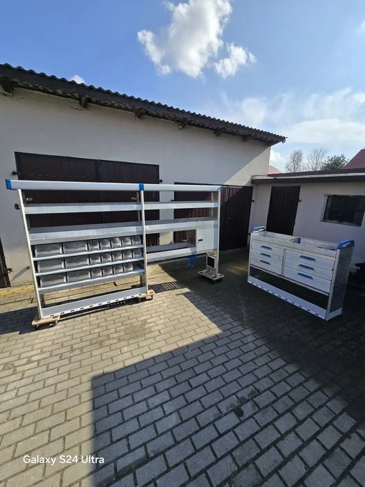 2xDuża zabudowa serwisowa do busa SORTIMO Crafter Sprinter Man Transit, pas napinający SORTIMO GRATIS! – zdjęcie 11