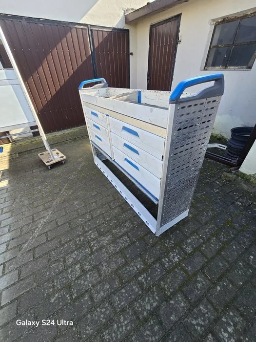 2xDuża zabudowa serwisowa do busa SORTIMO Crafter Sprinter Man Transit, pas napinający SORTIMO GRATIS! – zdjęcie 9