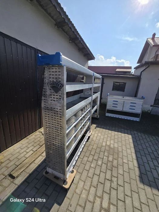 2xDuża zabudowa serwisowa do busa SORTIMO Crafter Sprinter Man Transit, pas napinający SORTIMO GRATIS! – zdjęcie 7