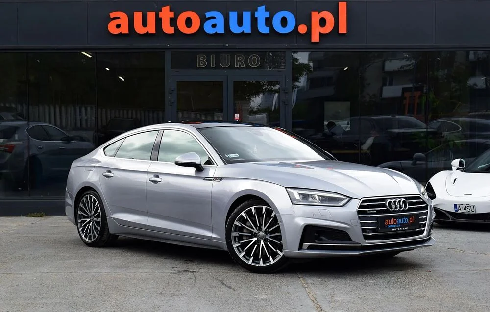 Audi A5 Sportback Salon Polska! Serwisowany! Quattro! S-Line! Bogata wersja! Skóry! – zdjęcie 3