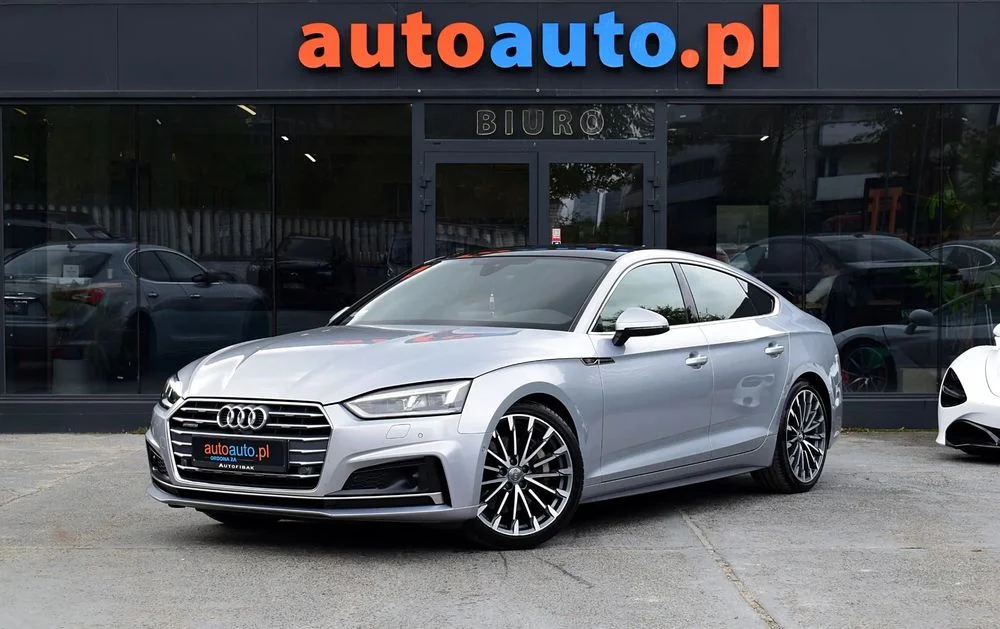 Audi A5 Sportback Salon Polska! Serwisowany! Quattro! S-Line! Bogata wersja! Skóry!