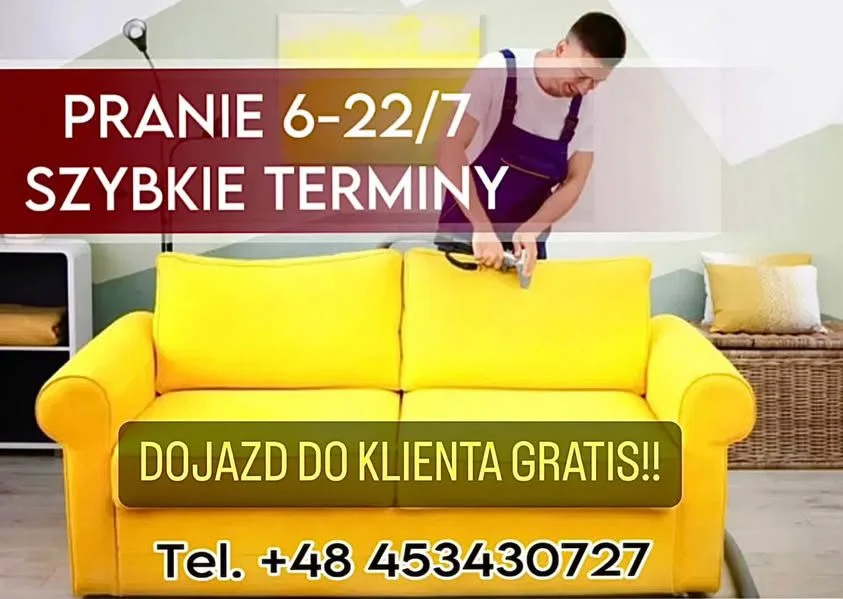Pranie Tapicerki Sof Kanap Foteli Krzeseł Wersalki Materaca Wykładziny Lubin • OLX.pl