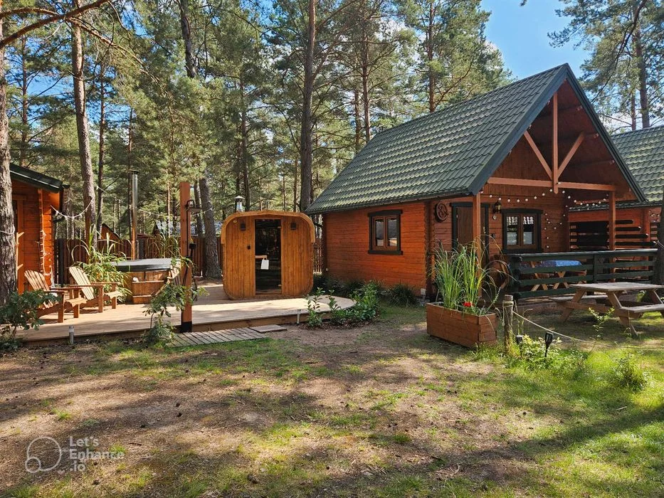 Domek Kaszuby Borsk – Jacuzzi, Sauna, Jezioro, Kajaki – Borsk – Wdzydze Bory Tucholskie – Domki Letniskowe Borsk – zdjęcie 9