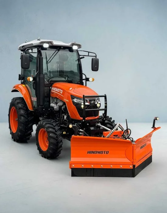 HINOMOTO LX504E, 50koni, KABINA, Ogrzewanie, Klima, przedni Tuz, plug strzałka,Homologacja