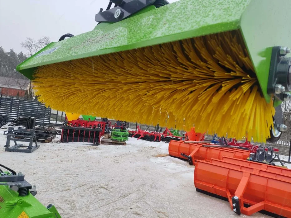 szczotka hydrauliczna zamiatarka do traktora wózka ładowarki solidna – zdjęcie 7