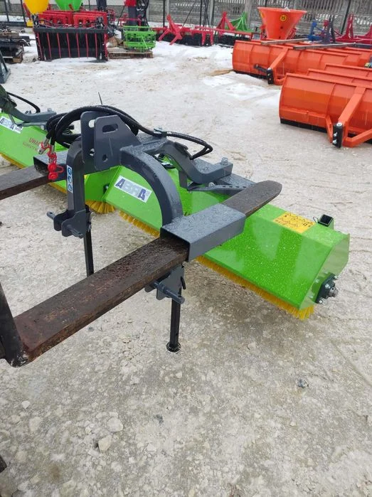 szczotka hydrauliczna zamiatarka do traktora wózka ładowarki solidna – zdjęcie 6