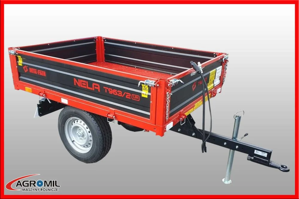 Przyczepa rolnicza do ciągnika metal-fach T963/2 NELA T963/3, T736A