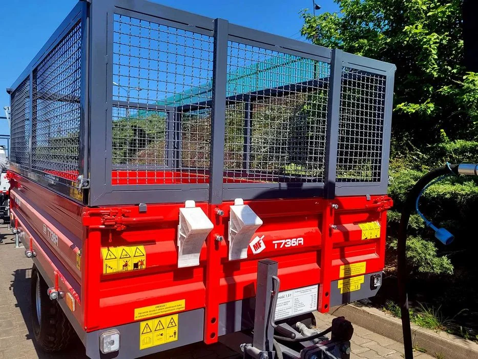 Przyczepa rolnicza do ciągnika metal-fach T963/2 NELA T963/3, T736A – zdjęcie 8