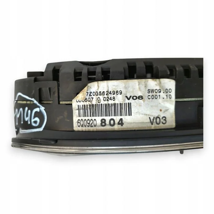 LICZNIK ZEGARY 6Q0920804 VW Polo IV 1.2 12V 1.4 1.6 16V Benzyna 200 995km – zdjęcie 2