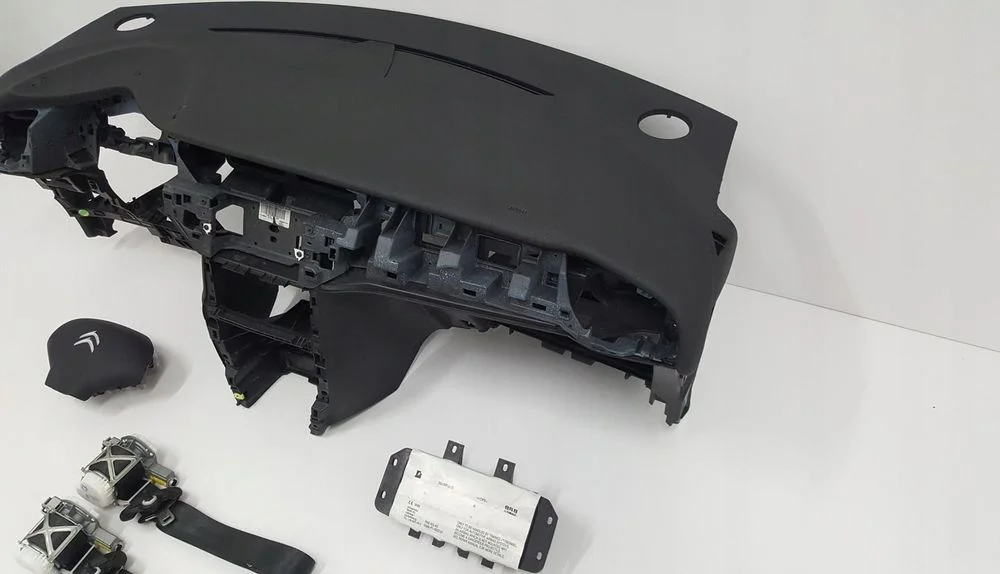 Citroen C3 Ii 2 Deska Rozdzielcza Konsola Kokpit Pulpit Poduszki Airbag Air Bag Pasy Kit Set – zdjęcie 3