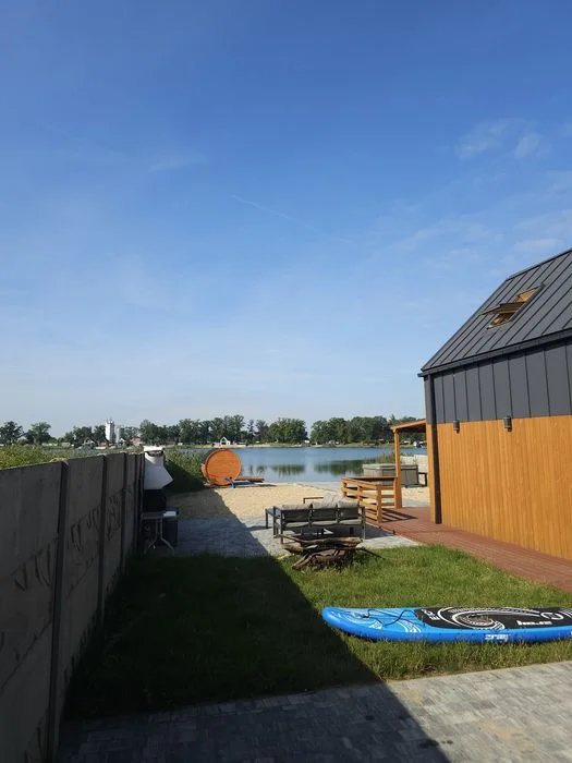 Domek nad jeziorem,własna linia brzegowa