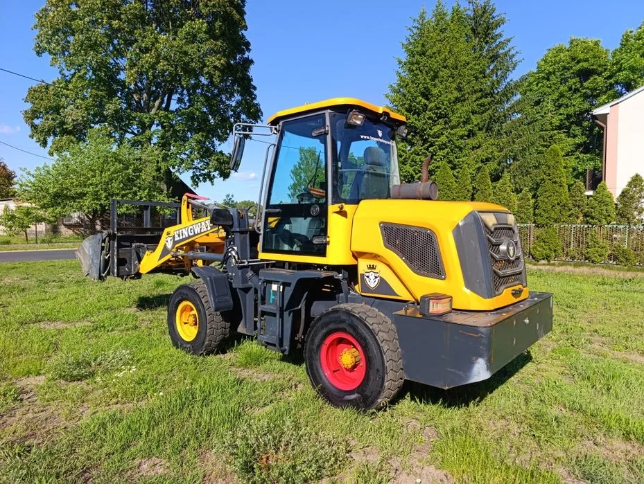 Ładowarka przegubowa Kingway Farmer 912 4x4 2021r krokodyl łyżka widły, 300 mH
912 FARMER 4×4
912 FARMER 4×4
912 FARMER 4×4 – zdjęcie 3