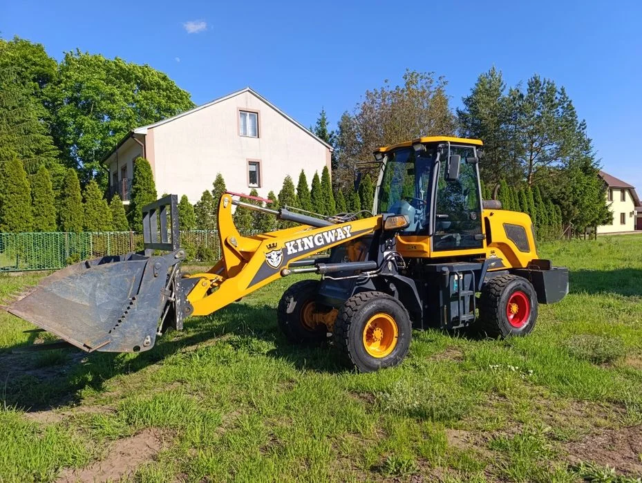 Ładowarka przegubowa Kingway Farmer 912 4x4 2021r krokodyl łyżka widły, 300 mH
912 FARMER 4×4
912 FARMER 4×4
912 FARMER 4×4